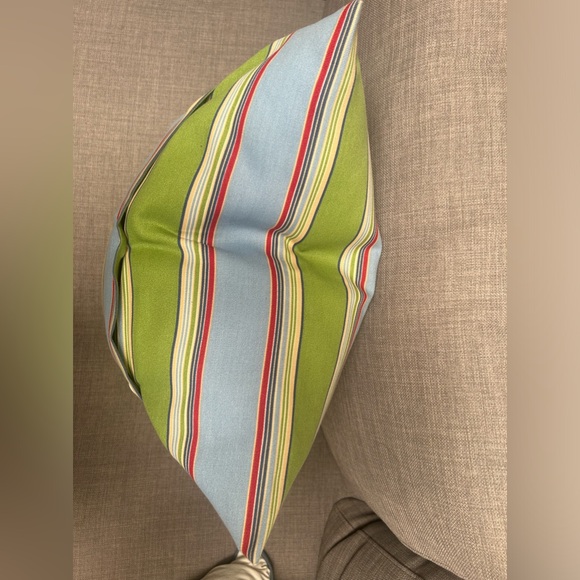 Bright Colored Horizontal Stripes ink-Fuzed Decor Pillow COVER ONLY 
#0915246 - Picture 5 of 7